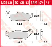 TRW Lucas Sintered lining MCB648SH