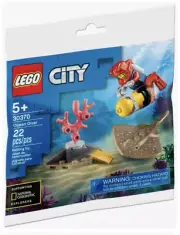 LEGO City Deep Sea Explorers Diver Polybag Set (30370) New Sealed Town
