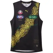 Richmond Tigers 2025 AFL PUMA ANZAC Youth Guernsey | Black/ Yellow by Sporting H