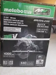 Metabo HPT C3607DAQ4 MultiVolt 36V 7-1/4-in Cordless Circular Saw Tool Body Only