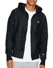 Champion Men's Zip-Up Hoodie, Reverse Weave, Sweatshirt, Fleece Zip-Up Hoodie