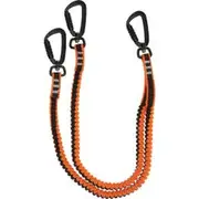 LINQ 3 x Double Action Karabiners Twin Tail Tool Lanyard TL2TTKDKD