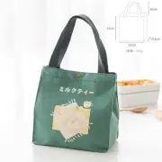 Japanese Canvas Cute Lunch Bag Box Handbag Pocket Vintage Casual Men Women Kids