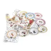 Brand New Mackenzie Childs Maypole Tea Set