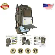 Waterproof Fishing Backpack with Insulated Cooler - Ideal for Camping and Hiking