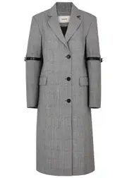 Coperni Checked Wool Coat - Black And White - S (UK8-10 / S) S (UK8-10 / S)