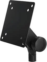 VESA de mucho adapter for mounting VESA monitors to Kikutani Microphone Stand