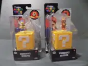 Super Mario Brothers General koopa and Tanooki Mario figure
