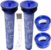 4 Pack Filters Replacement for Dyson V7, V8 Animal and Absolute Vacuum, 2 Pre...