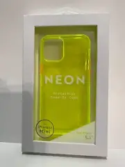 MVMT NEON GREEN/CHARTRUESE PROTECTIVE SNAP ON CASE FOR THE iPHONE MINI.