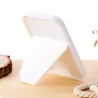 Folding Makeup Mirror Foldable Adjustable Standing Desk Table Square Makeup