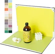 Photo Backdrop Small Product Photography: 12pcs/24color Tabletop Paper Background Set for Food Jewelry Picture - Mini Photo Studio Kit for Online Seller,Content Creator.(16x11.5inch Boards)