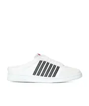 Side striped Muller casual shoes 39.5 White