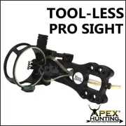 TOOL-LESS 5-PIN FIBRE OPTIC PRO BOW SIGHT - BLACK