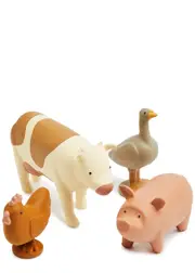 Liewood Kids Hallie Rubber toy set - Multicoloured - One Size ONE SIZE