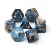 Spectral Harmonies Dice Set | polyhedral dice set of 7 | DnD Dice