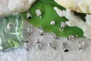 100PCS Tibetan silver metal end bead End Cap for 3mm Cord FC10006