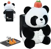 Cute Bear Tissue Holder and Trash Can,Creative Animal Car Tissue Holder, 2 in 1 Car Tissue Holder & Trash Can, Suitable for Car Interior Decoration & Storage (#3+A)