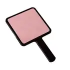Handheld Makeup Mirror Compact Size Make-up Women Girls Hand Held Mirror Plastic