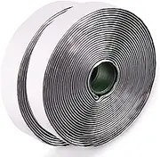 LLPT Hook and Loop Tape Color Black 1 Inch x 23 Feet Heavy Duty Adhesive Hook Loop Strip Mounting Tape for Indoor and Outdoor (HTB130)