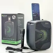 Portable Karaoke Machine Speaker with Microphone,Bluetooth 5.0, Wireless Speaker