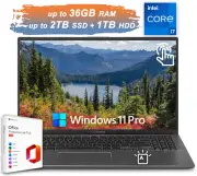 ASUS Vivobook Laptop 15 Touch Intel i7 Upto 36GB RAM 2TB SSD+1TB HDD Office 2024