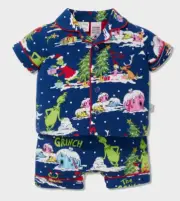NEW PETER ALEXANDER THE GRINCH BABY PJ SET 12 - 18 MONTHS Sz 1 RRP$49.95