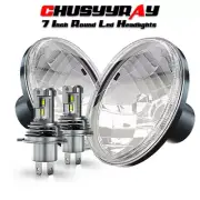 For Freightliner FL112 Truck 7 Inch Round Headlights Hi/Lo Beam w/bulb H4 NEW
