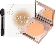 Viralvera Colored Clay Undereye Corrector, Colored Clay Under Eye Corrector for Dark Circles, Hydrating & Brighten Under Eye Concealer with Brush (natural)