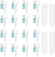 4/8/16 Pcs Electric Toothbrush Replacement Heads Sensitive Dual Clean Rotating Sets Fit for Braun Oral B Cross Action Power 4732 3733 4734 (16)