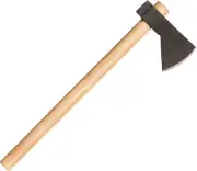 Cold Steel Hudson Bay Axe 1055HC Steel Head Cutting Edge Hickory Handle - CS90QA