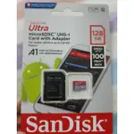 SANDISK 晟碟ULTRA MICROSD UHS-I A1 128GB 記憶卡