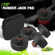1" x 3" Rubber Jack Pad 4PC Protection Floor Jack Truck Repair for Tesla 16-24