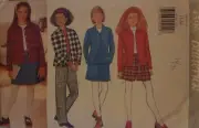 BUTTERICK Sewing Pattern 4596 GIRLS' TOP,SKIRT,SHORTS & PANTS size 12-14 UC/FF