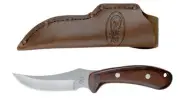 CASE XX KNIVES ROSEWOOD RIDGEBACK WOOD HUNTER W/LEATHER SHEATH RIDGEBACK HUNTER