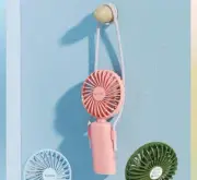 3000mAh Hand-Held Fan Portable Folding Desk Fan Cooler Cooling USB Rechargeable