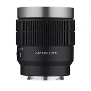 Samyang 100mm T2.3 V-AF Camera Lens for Sony FE Full Frame Auto Focus Black