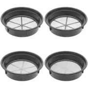 Gold Mining Pan Classifier Set of 4 Black 1/4", 1/8", 1/30", 1/50" Holes