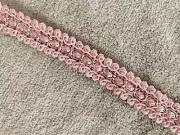 Pink & Silver 1/2" Gimp Trim Upholstery Crafts Sewing Lampshades Sold By Yard