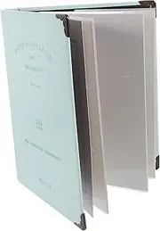 STOBOK Cards Storage Album Train Tickets Holder Portable Souvenir Album Album for Tickets
