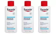 BL Eucerin Advanced Cleansing Body & Face Cleanser 16.9oz (13589)PK OF 3