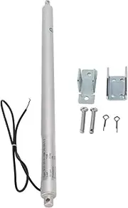 XTevu Linear Actuator, 250mm Stroke Miniature Electric Rod with Limit Switch, DC Pen Type Actuator for Motion Control Device, Micro Linear Drive for Automation System (12V)