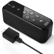 White Noise Machine for Adults, Rechargeable Sound Machine for Sleeping with ...