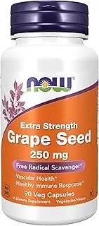 NOW Grape Seed 250 mg,90 Veg Capsules