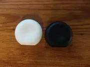 NEW TUPPERWARE set of SMALL ROUND SALT & PEPPER SHAKERS #6436