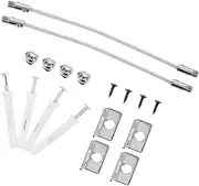 ETHZZLE Fixator 2 Sets Baby Proofing Straps Wall Anchors for Furniture Bookcase Cabinet Secure Easy Installati