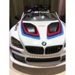 BMW M6 GT3 原廠授權 雙驅兒童電動車 白