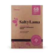 SaltyLama, Eco Laundry Detergent Sheets, Floral Scent, 34 strips up to 68 Loads