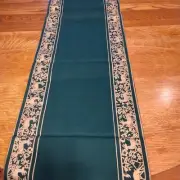 Vintage Reversible Table Runner 72" Christmas Classy Traditional Gold Deer Decor