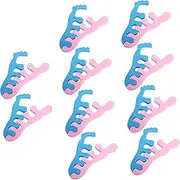 Minkissy Toe Separator for Manicure and 10 Pairs Sponge Toe Separators Nail Art Accessory Random Color